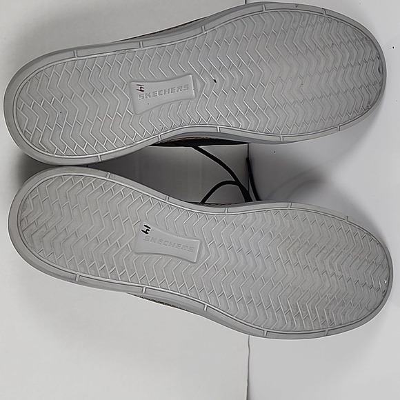 Skechers Air Cooled Memory Foam Men's Black and Brown Laced Up Shoes Size 13 - Picture 9 of 9